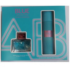 Antonio Banderas Blue Seduction 80ml EDT + Deo Spray Giftset For Women