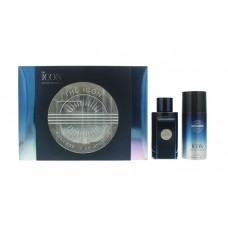 Antonio Banderas The Icon Eau De Parfum & Deodorant Gift Set For Men