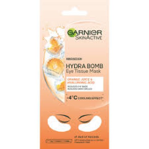 Garnier Eye Sheet Mask Hyaluronic Acid And Orange Juice