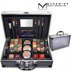 Markwins Bon Voyage Silver Makeup Case