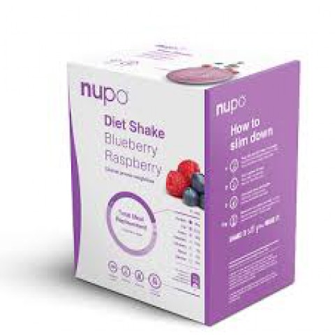 Nupo Diet Shake - Blueberry Raspberry 12 Servings