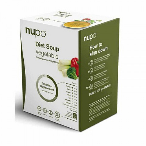 Nupo Diet Soup Vegetable 12 Servings