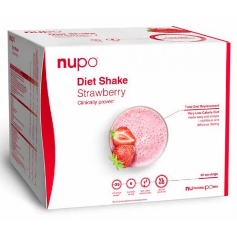 Nupo Diet Shake - Strawberry Value Pack 30 Servings